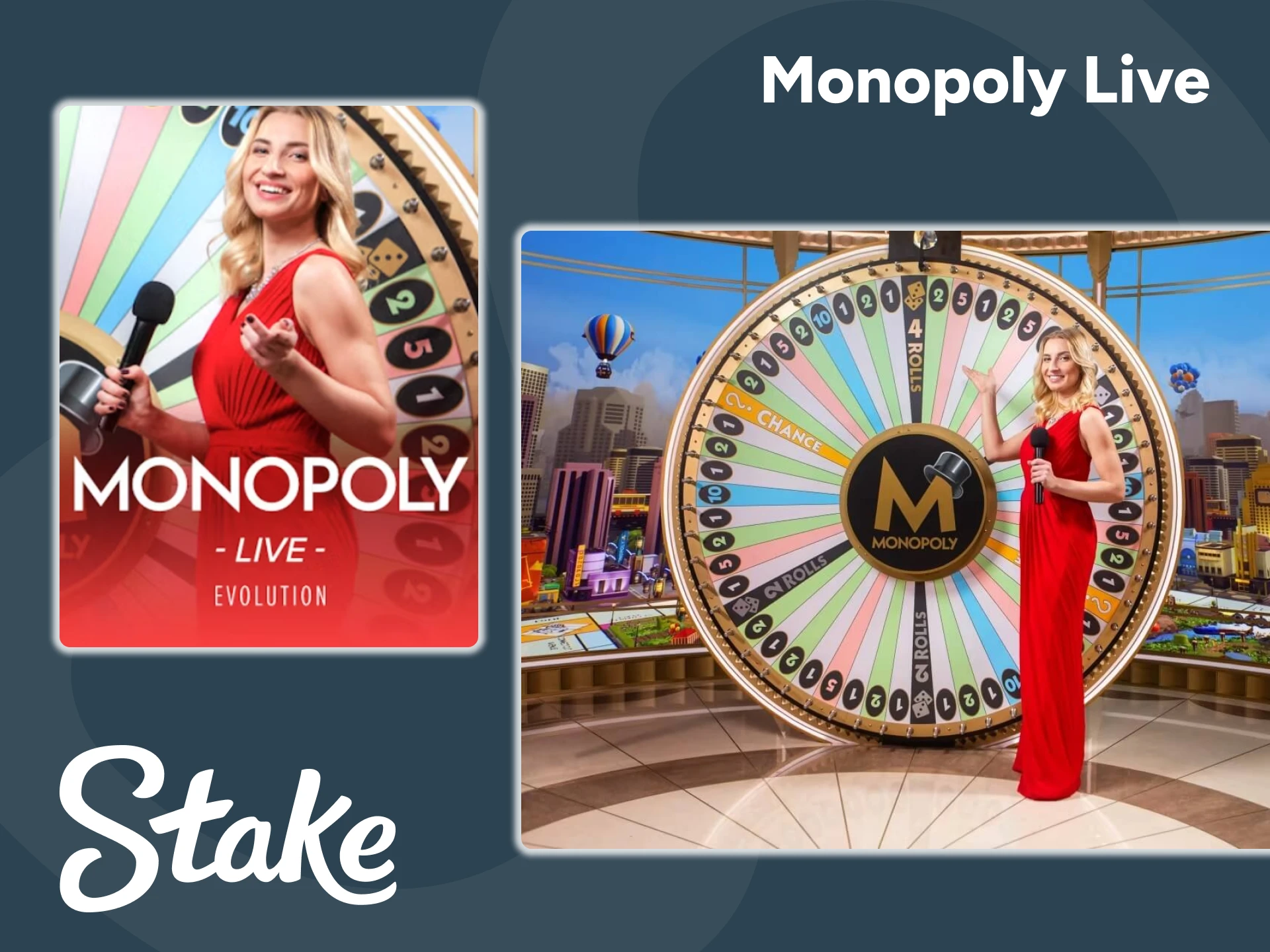 Juega y gana en el juego Monopoly Live en Stake.