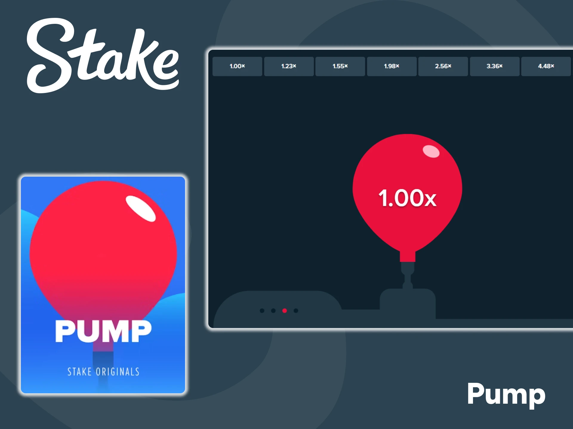Haz tu apuesta en el juego Pump en Stake.