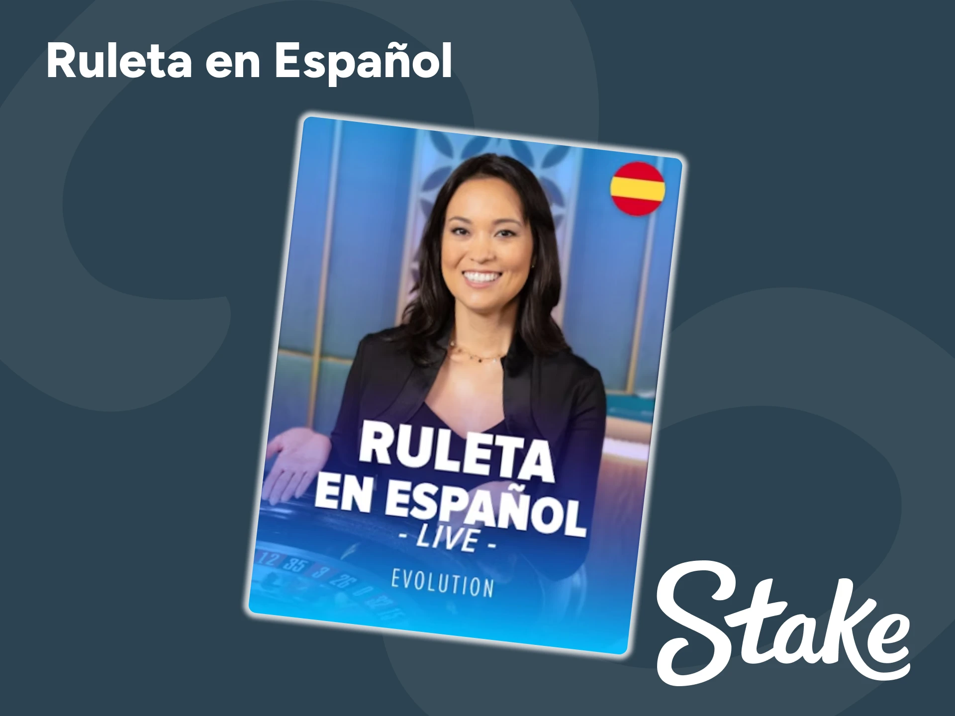 Stake ofrece una ruleta especial para jugadores hispanohablantes.