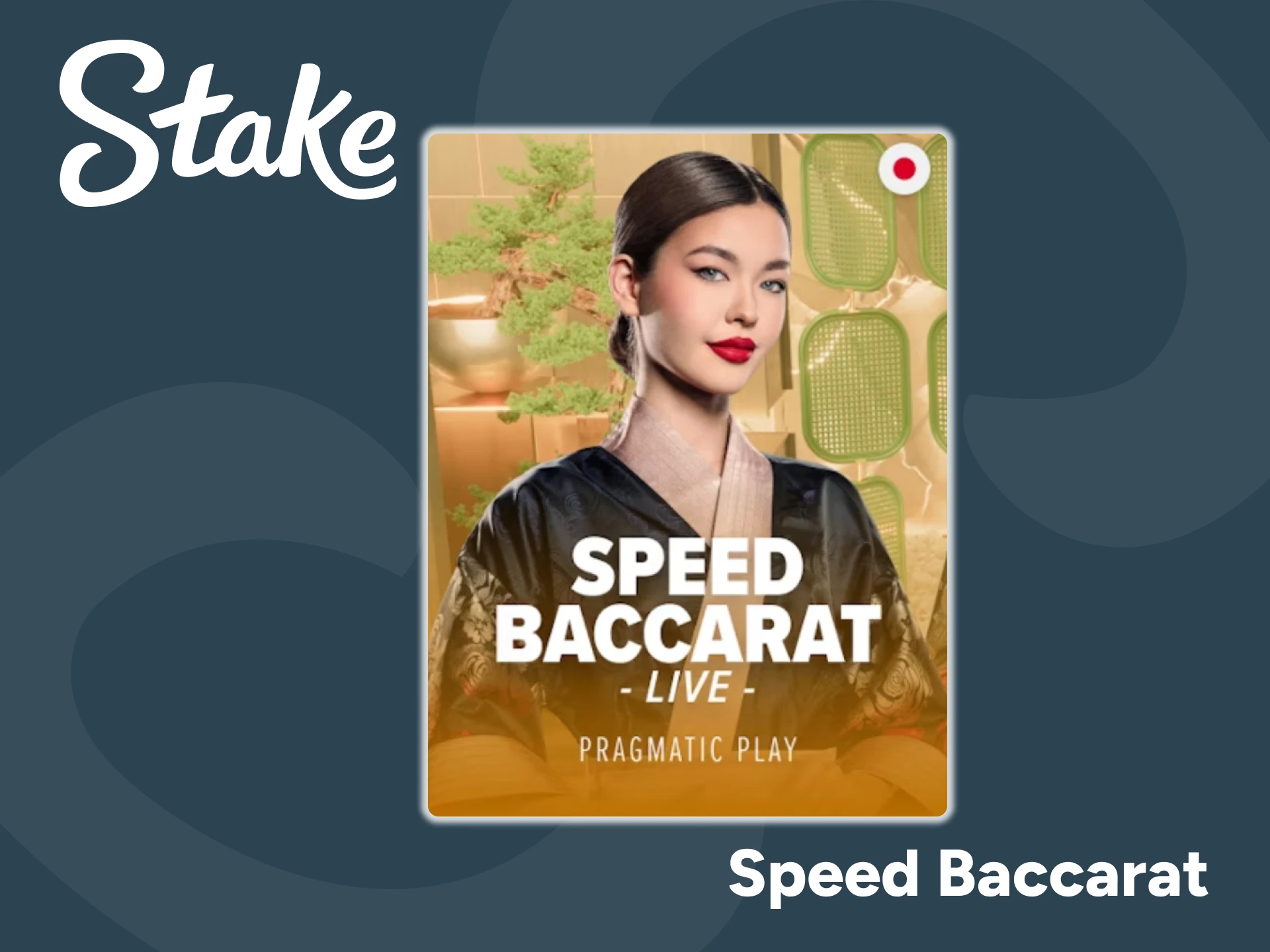 Comience a jugar Pragmatic Play Speed ​​Baccarat en la plataforma Stake.