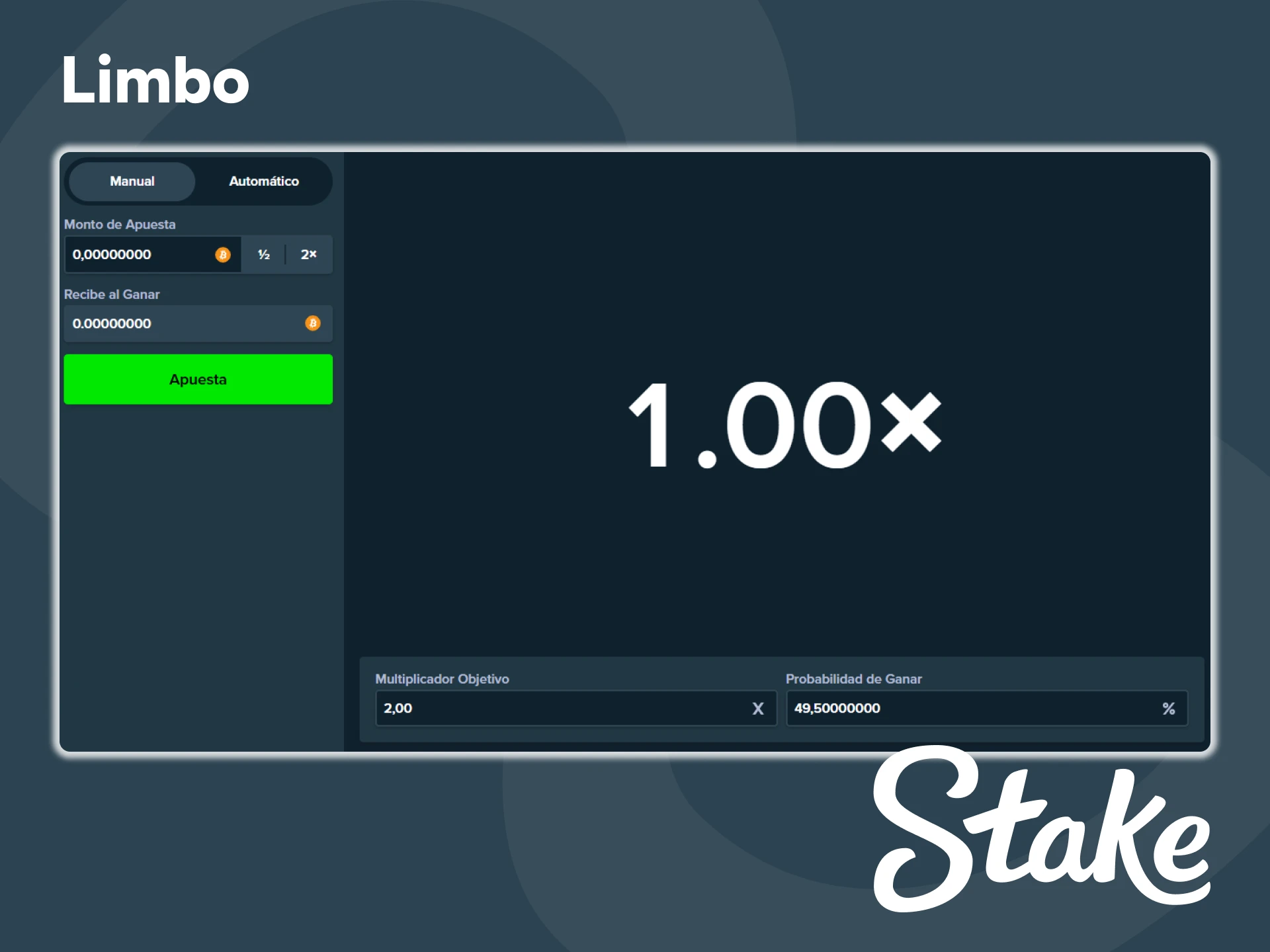 Consigue grandes recompensas en el juego Limbo de Stake.